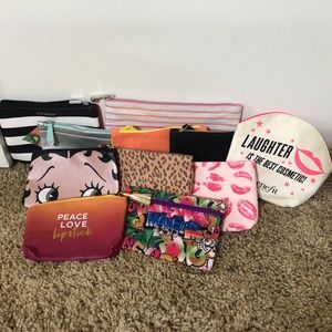 VARIOUS MAKE-UP BAGS: YOU CHOOSE ANY 3 FOR $15